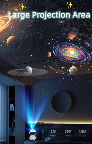 Астронавт проектор Astronaut galaxy projector 12 проекций