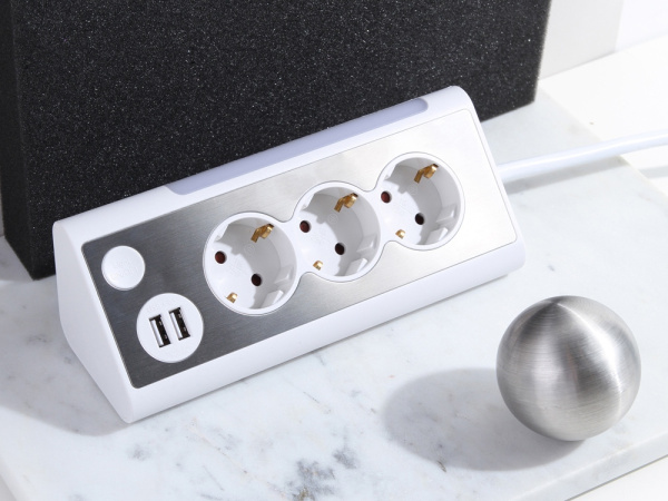 Сетевой фильтр «NEO TRINITY», Цвет белый