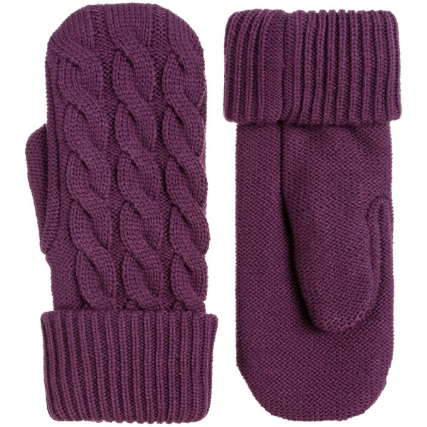 Варежки Heat Trick, баклажановые, S–XL