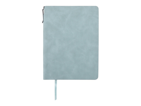 Блокнот в гибкой обложке А5 «Notepeno Max», Цвет пыльно-бирюзовый
