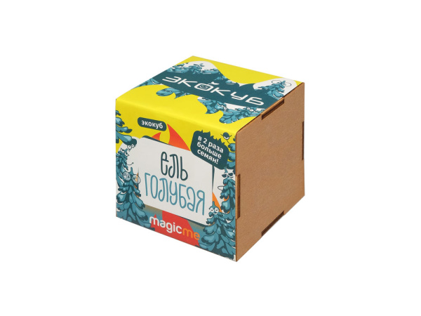 Подарочный набор «Re:y. Grow» с пледом, увлажнителем и набором для выращивания, Цвет серый