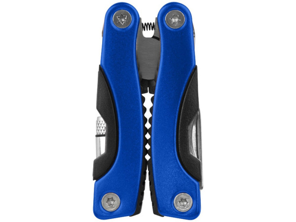Мультитул «Amass» со светодиодным фонариком, Цвет синий/черный