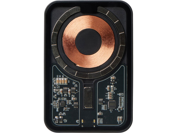 Беспроводной магнитный внешний аккумулятор с QC\PD «MagnifIQ», 10000 мАч, 15 Вт, Цвет черный