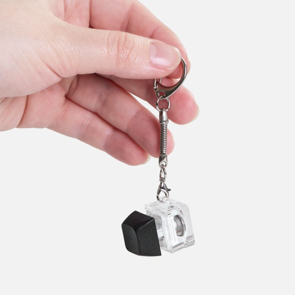 Брелок с подсветкой Knoppa, черный, 2x2x2,6 см
