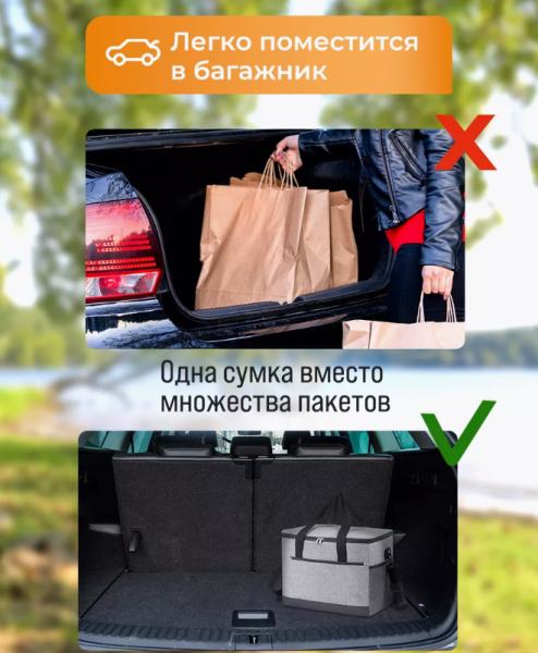 Термосумка 35 литров / Сумка-холодильник