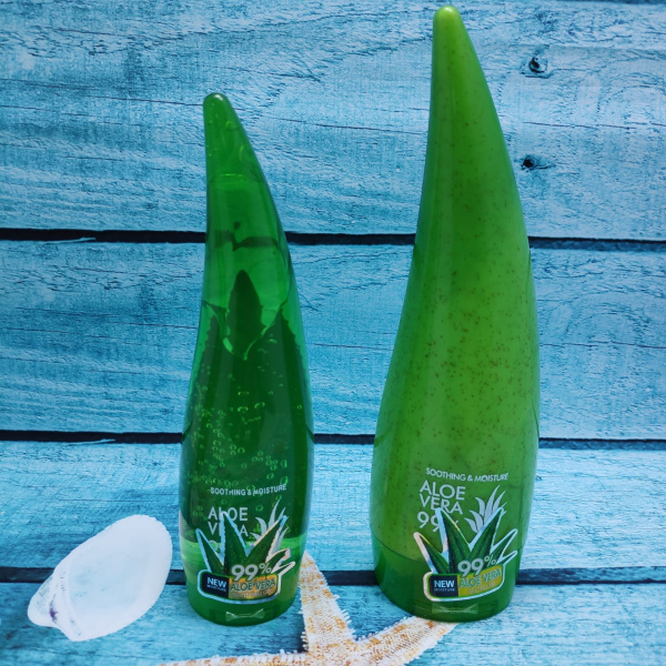 Универсальный скраб для лица и тела ALOE VERA 99%, 260 ml (нежное очищение, интенсивное увлажнение).