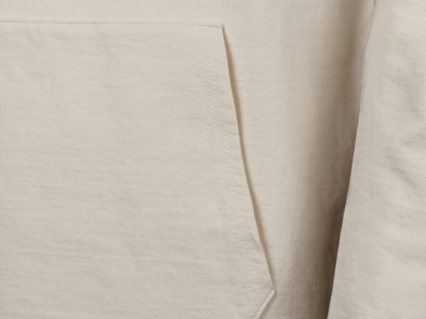 Толстовка с капюшоном «Pure» из неокрашенного хлопка, мужская, Размер 2XL, Цвет натуральный (неотбелённый)