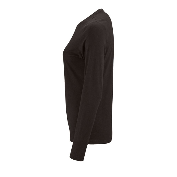 Футболка с длинным рукавом Imperial LSL Women, черная, S–XXL
