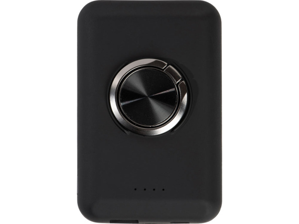 Магнитный беспроводной внешний аккумулятор с быстрой зарядкой QC/PD 20 Вт «MagnetIQ», 5000 mAh, Цвет черный