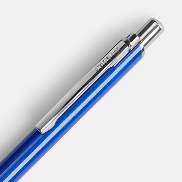 Ручка шариковая Arvent Glossy, синяя, 14,1х1 см