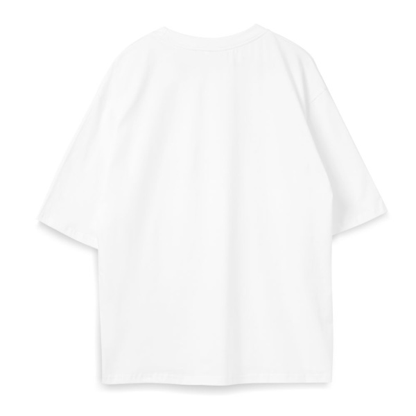 Футболка оверсайз унисекс Base Space, белая, XS–XXL