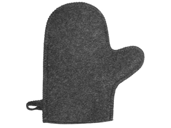 Рукавица для бани и сауны «Healing», Цвет серый