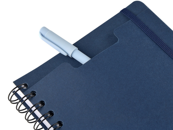 Ежедневник недатированный А5 «Pragmatic», Цвет темно-синий