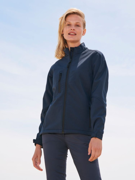 Куртка женская на молнии Roxy 340 ярко-синяя, S–L