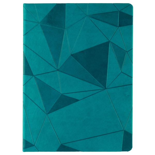 Ежедневник Gems, недатированный, бирюзовый, 15х20,9х2,1 см
