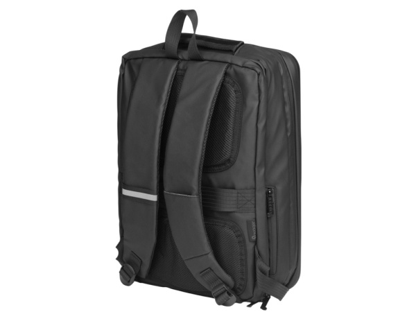 Антикражный рюкзак Sheller для ноутбука 17.3"  с пластиковой поверхностью, Цвет черный