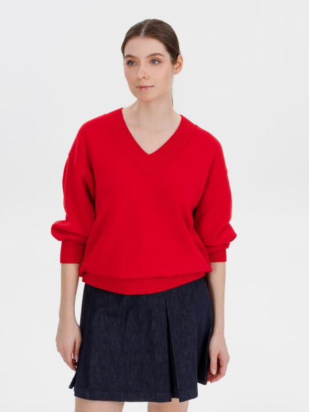 Джемпер Siluetti Stillan, красный, S/M, L/XL