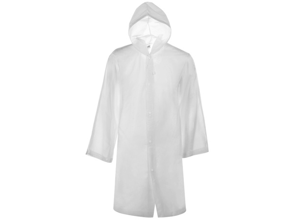 Дождевик «Hawaii light» c чехлом унисекс, Размер XL-2XL, Цвет белый