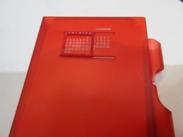 Записная книжка «Альманах», Цвет красный