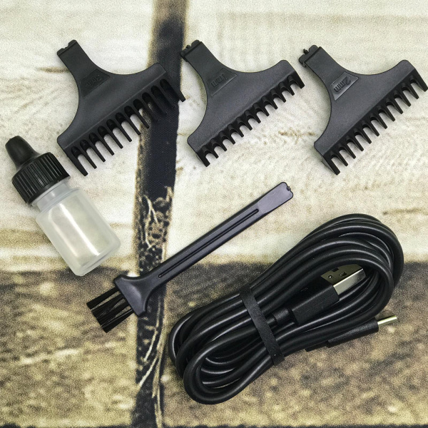 Машинка для стрижки волос, бороды, усов-триммер VGR®Voyager  V-071 беспроводная аккумуляторная (3 на