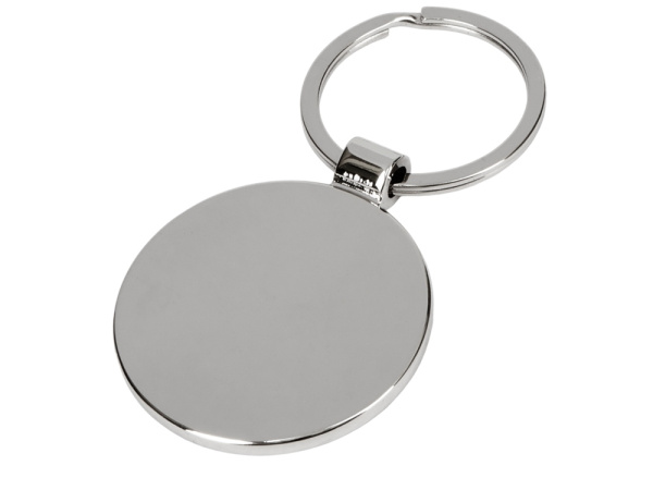 Брелок «Circle», Цвет натуральный, хром