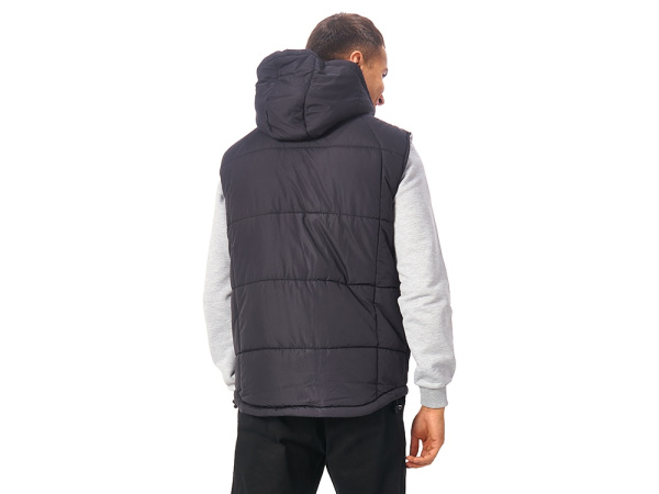 Жилет "Vigour" мужской, Размер 2XL, Цвет черный/стальной