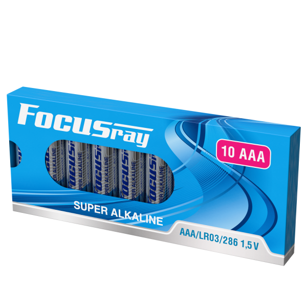 FOCUSray SUPER ALKALINE LR03/BOX10 1/24/48 батарейка, шт (10 шт)