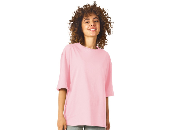 Футболка оверсайз «Liyon» унисекс, Размер M-L, Цвет розовый