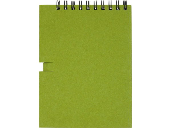 Блокнот A6 «Luciano Eco» с карандашом, Размер A6, Цвет зеленый