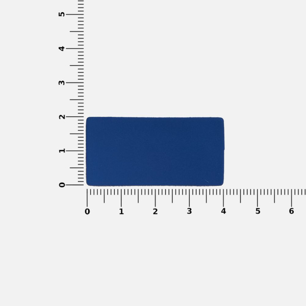 Лейбл Listra Soft Touch, XS, синий, 2х4 см