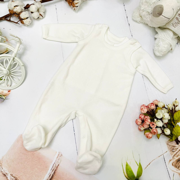 Комплект одежды из 2 предметов для новорожденного (жакет, полукомбинезон) Bebika, состав: 80% натура