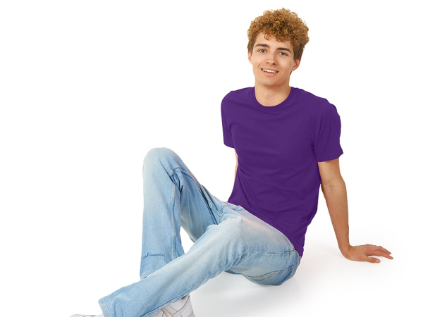 Футболка «Heavy Super Club» мужская, Размер 2XL, Цвет фиолетовый