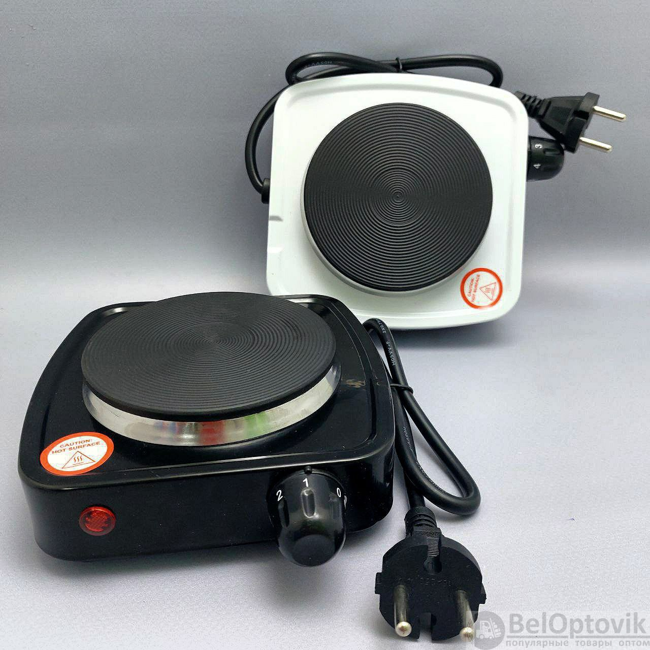 Электрическая настольная плита (одноконфорочная) HOT PLATE H-009 (220V,  500W, световой индикатор, 5 уровней мощности) (арт: TDA-4226) от 399 ₽  рублей оптом в Москве