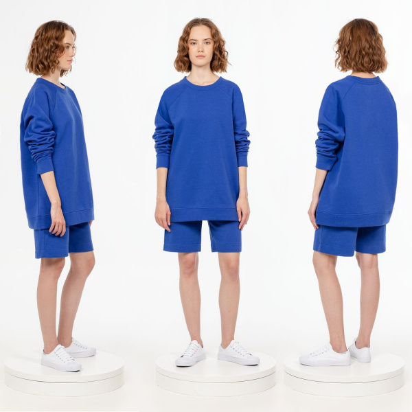 Свитшот унисекс S1, синий, XS–XXL