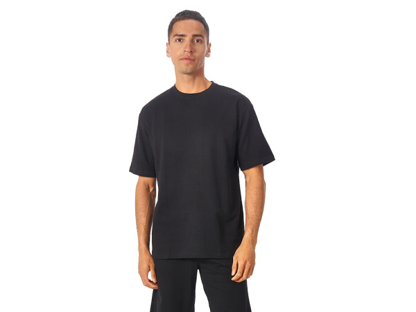 Футболка из френч терри «Warsaw», унисекс, Размер XS, Цвет черный