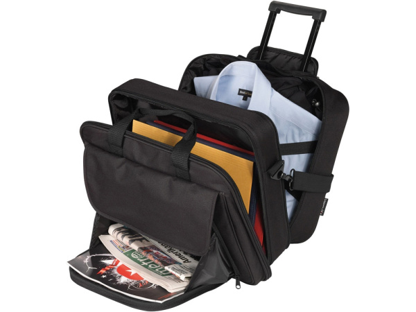 Сумка на колесиках с отделением для ноутбука, Цвет черный