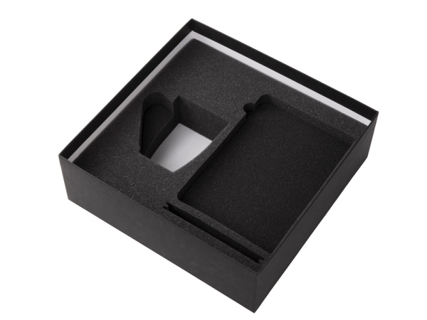 Подарочный набор «COLOR IT» c блокнотом, ручкой и кружкой, Размер твердая обложка, Цвет серый