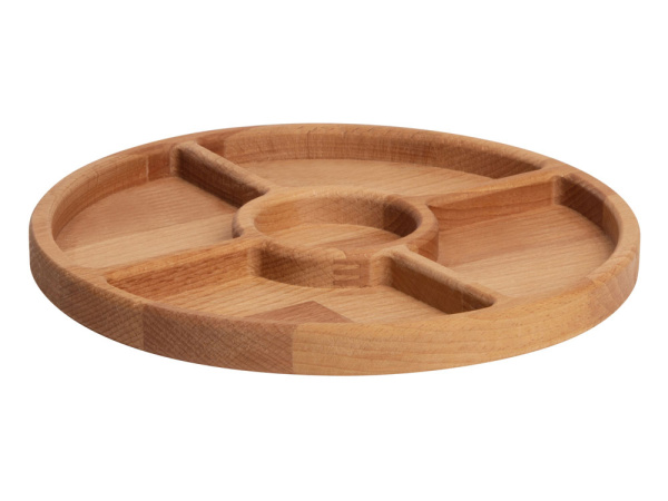 Менажница «Delly», Цвет натуральный коричневый