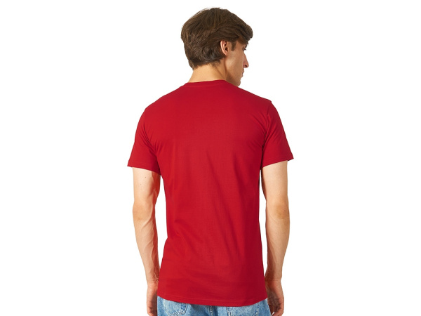 Футболка "Heavy Super Club" мужская с V-образным вырезом, Размер L, Цвет красный