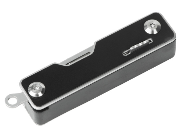 Компактный складной мультитул 10-в-1 «Canto» с фиксатором, Цвет серебристый, черный