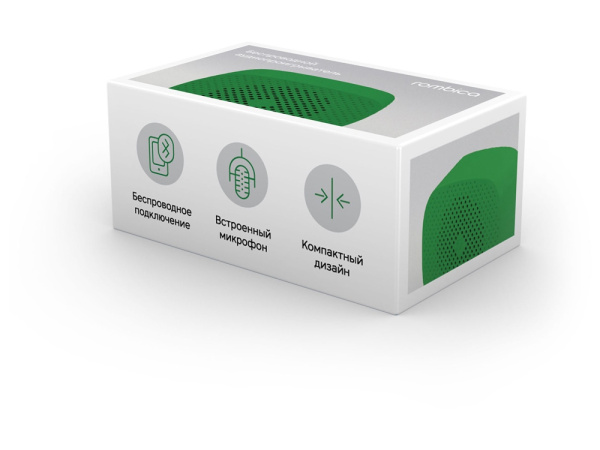 Портативная колонка «MySound Melody», Цвет зеленый