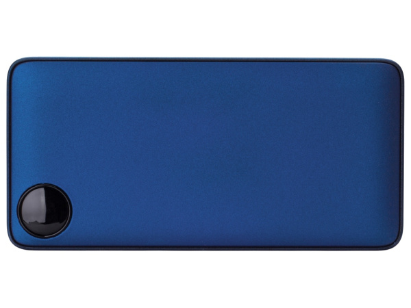 Внешний аккумулятор «Mild», металлик soft-touch, 10 000 mAh, Цвет синий