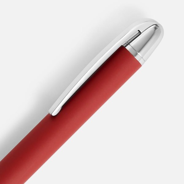 Ручка шариковая Arc Soft Touch, красная, 13,8х1,2 см