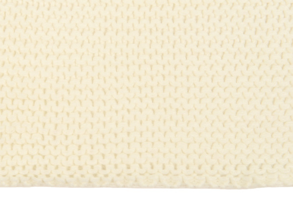 Плед акриловый «Chain», Цвет молочный, коричневый