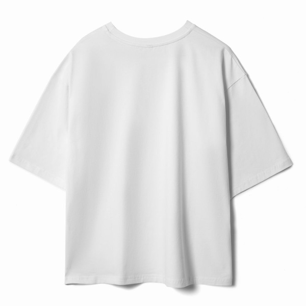 Футболка унисекс оверсайз Street Vibes, молочно-белая, XS–XXL