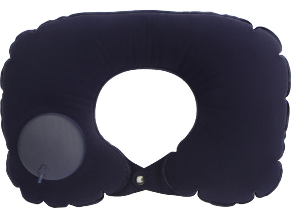 Подушка для путешествия с помпой «Push», Цвет темно-синий