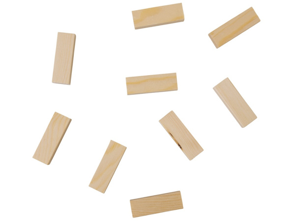 Настольная игра из дерева «Башня» в деревянной коробке , Цвет натуральный