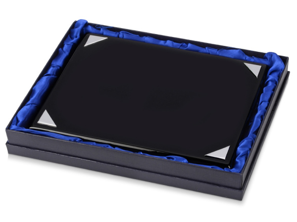 Плакетка «Мейсон», Цвет черный/серебристый