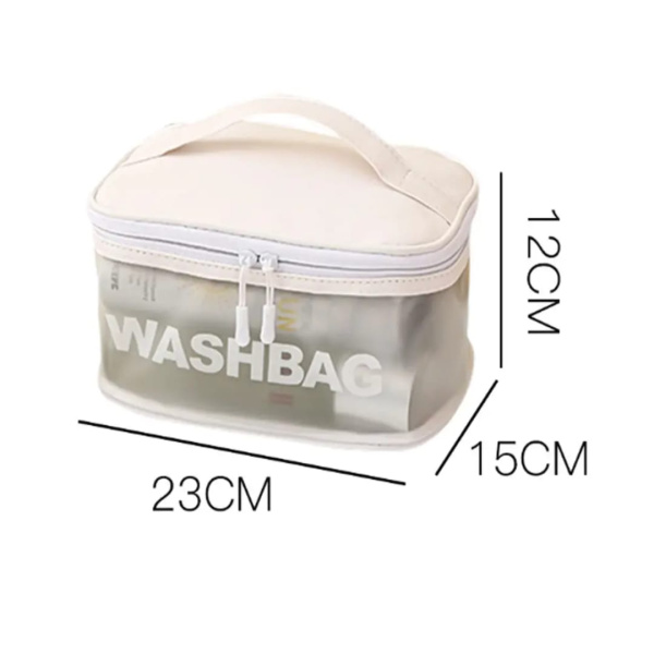 Косметичка сундучок непромокаемая для душа или бассейна Washbag 12х14х23 см