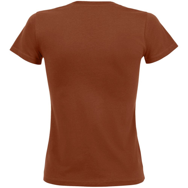 Футболка женская Regent Fit Women, коричневая (терракотовая), S–ХXL